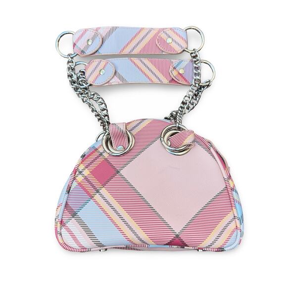 Vivienne Westwood Archive Orb Chain Plaid Bag - Picture 3 of 8